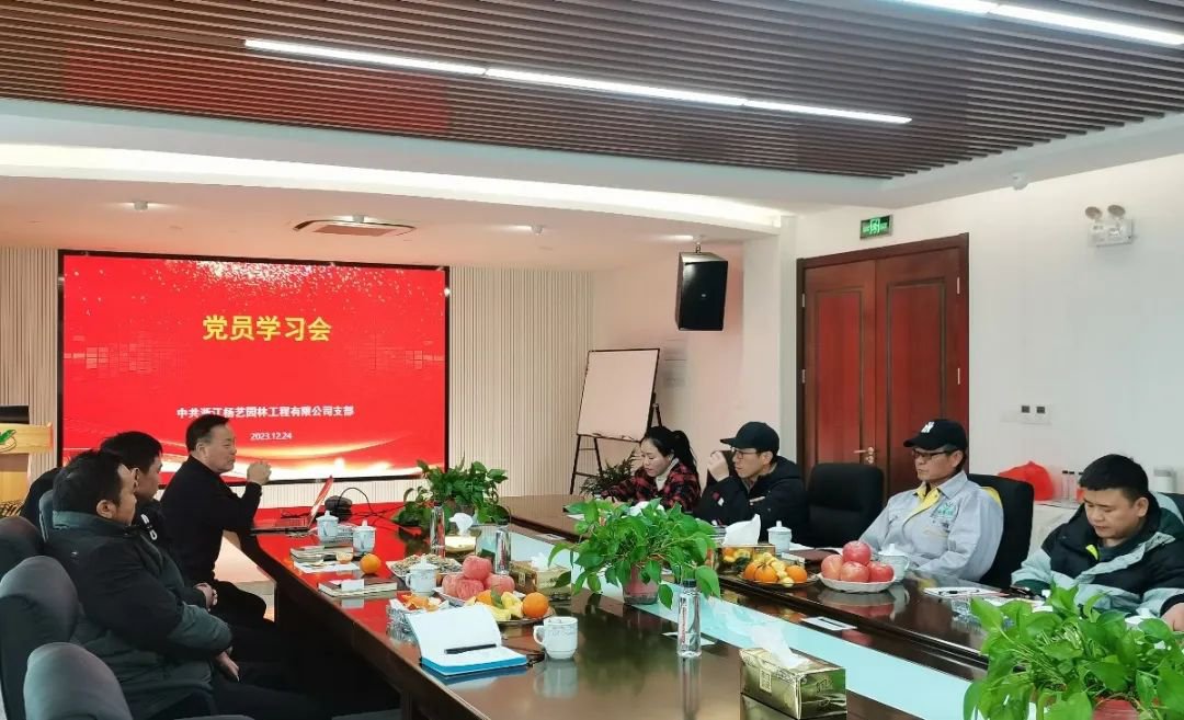 强化党建引领，践行绿色发展 | 九五至尊VI党员日进建会